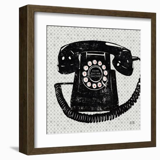 Vintage Analog Phone-Michael Mullan-Framed Art Print