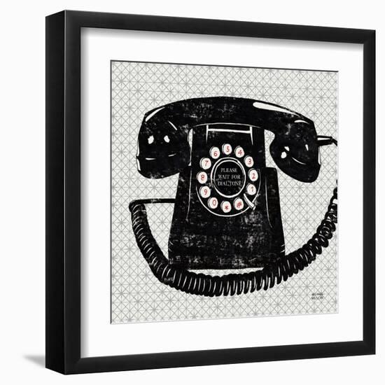 Vintage Analog Phone-Michael Mullan-Framed Art Print