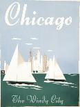 Chicago Windy City-Vintage Apple Collection-Giclee Print
