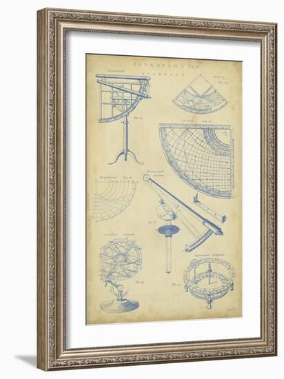 Vintage Astronomy I-Chambers-Framed Art Print