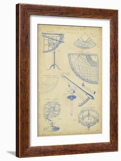 Vintage Astronomy I-Chambers-Framed Art Print