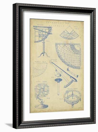 Vintage Astronomy I-Chambers-Framed Art Print