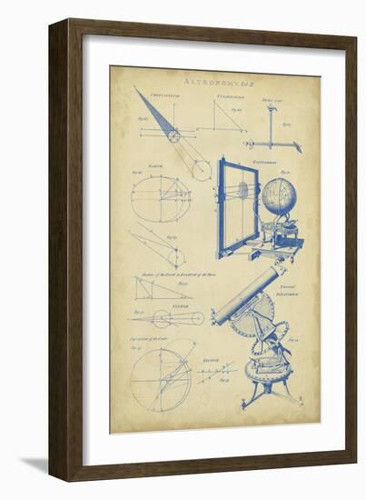 Vintage Astronomy II-Chambers-Framed Art Print