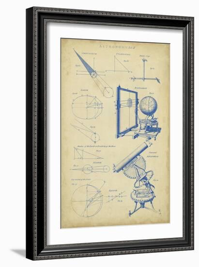 Vintage Astronomy II-Chambers-Framed Art Print