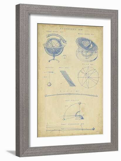 Vintage Astronomy III-Chambers-Framed Art Print