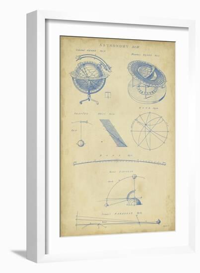 Vintage Astronomy III-Chambers-Framed Art Print