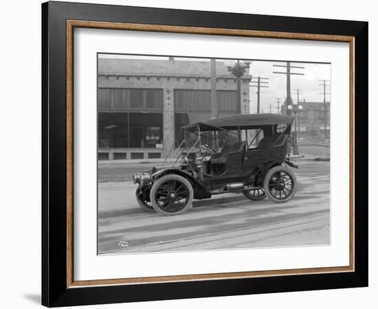 Vintage Automobile, Seattle, 1915-Ashael Curtis-Framed Giclee Print