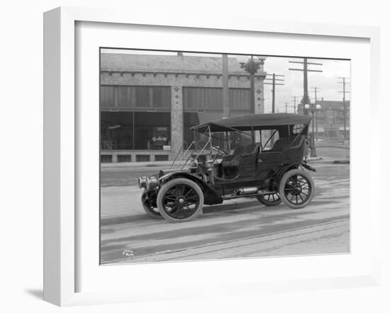 Vintage Automobile, Seattle, 1915-Ashael Curtis-Framed Giclee Print