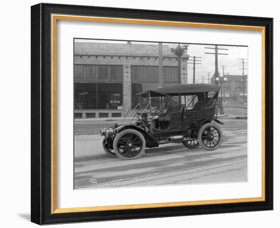 Vintage Automobile, Seattle, 1915-Ashael Curtis-Framed Giclee Print