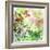 Vintage Background In Painting Style With Butterflies-Maugli-l-Framed Premium Giclee Print