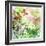 Vintage Background In Painting Style With Butterflies-Maugli-l-Framed Art Print