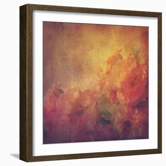 Vintage Background with Flowers (Roses)-kostins-Framed Art Print