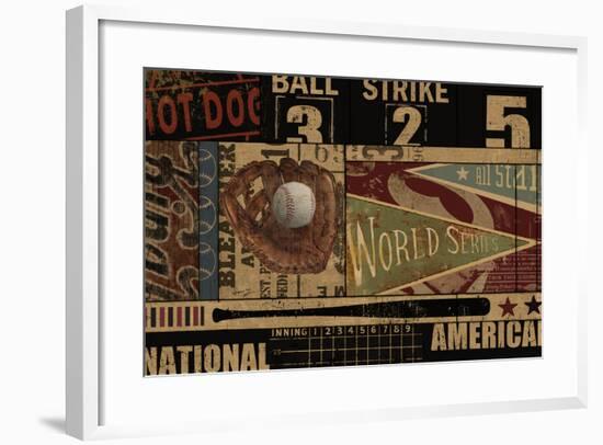 Vintage Ball Park-Eric Yang-Framed Art Print