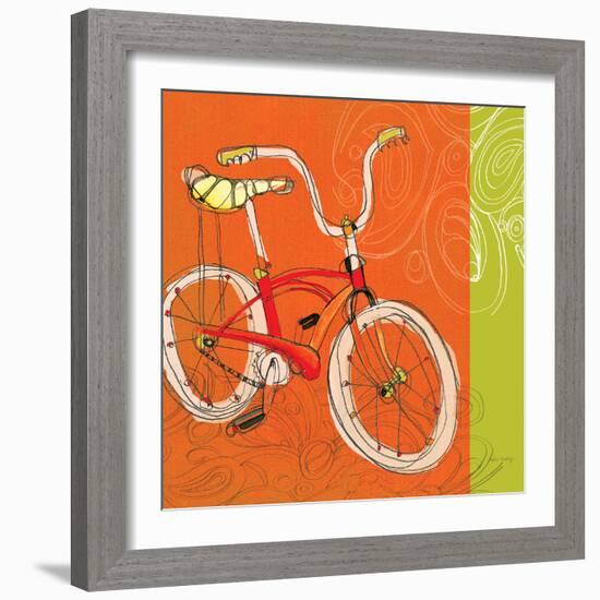 Vintage Banana Bike-Robbin Rawlings-Framed Art Print