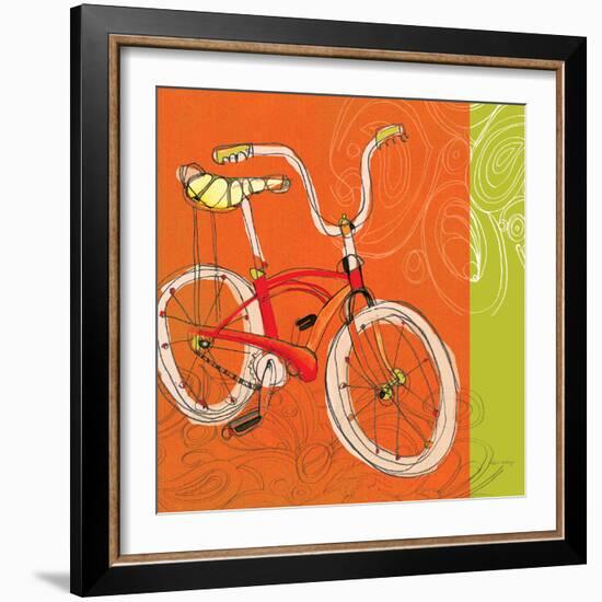 Vintage Banana Bike-Robbin Rawlings-Framed Art Print