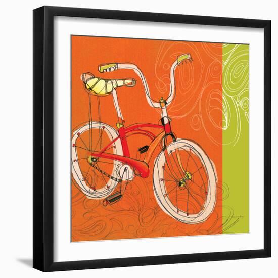 Vintage Banana Bike-Robbin Rawlings-Framed Art Print