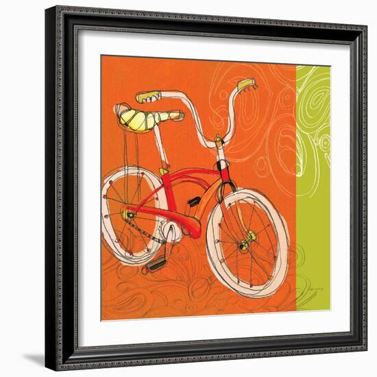 Vintage Banana Bike-Robbin Rawlings-Framed Art Print