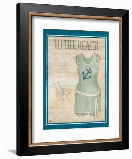 Vintage Bathing Suit IV-Paul Brent-Framed Art Print