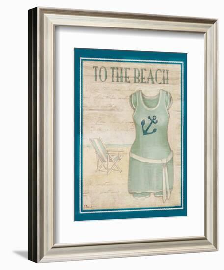 Vintage Bathing Suit IV-Paul Brent-Framed Art Print