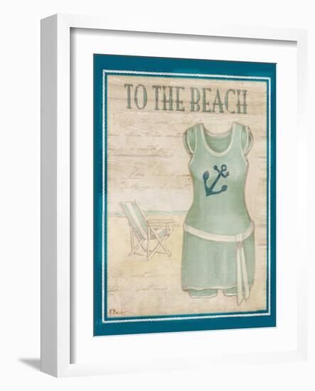 Vintage Bathing Suit IV-Paul Brent-Framed Art Print