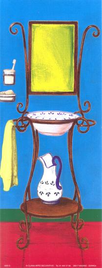 Vintage Bathroom Sink Iv Art Print Conde Art Com