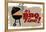 Vintage Bbq Grill Party-daveh900-Framed Stretched Canvas