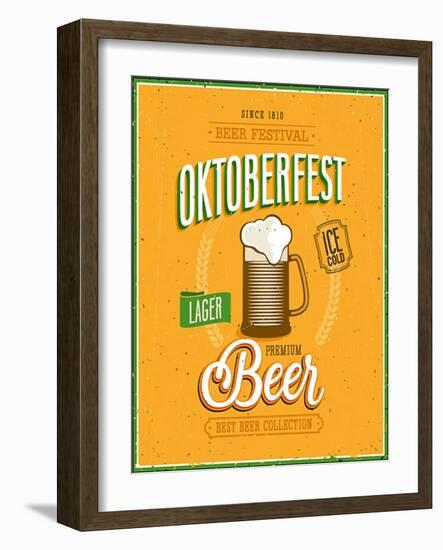 Vintage Beer Brewery Poster-avean-Framed Art Print