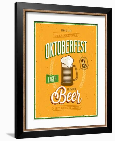 Vintage Beer Brewery Poster-avean-Framed Art Print