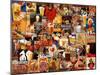 Vintage Beer Collage-Vintage Apple Collection-Mounted Giclee Print