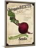 Vintage Beet Seed Packet-null-Mounted Giclee Print