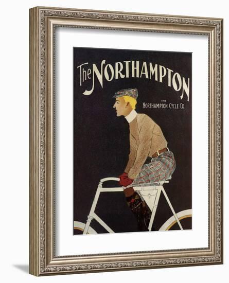 Vintage Bicycle Poster, The Northampton-null-Framed Art Print