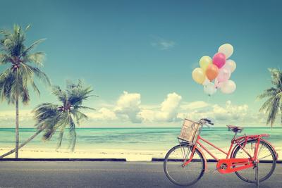 bicycle on beach