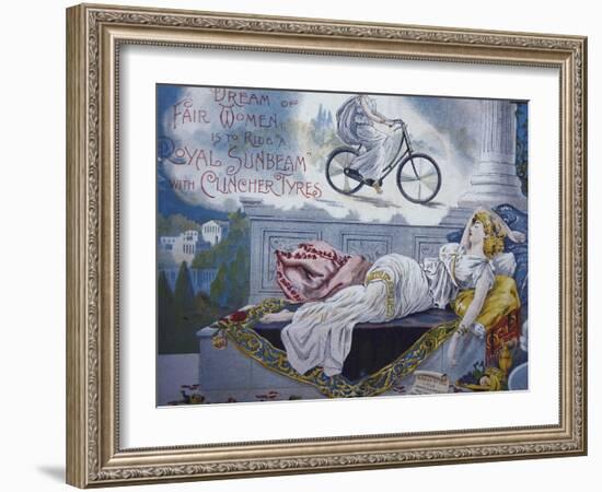 Vintage Bicycle-null-Framed Giclee Print