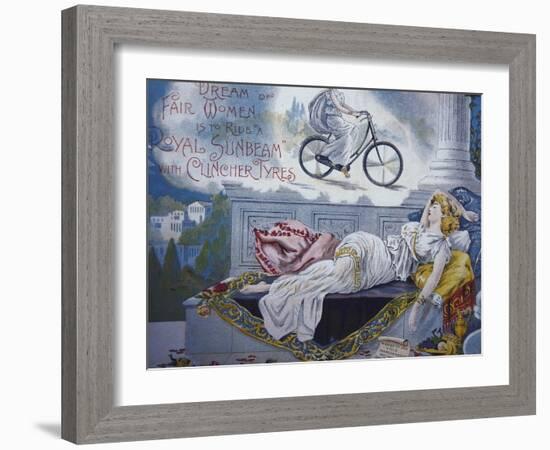 Vintage Bicycle-null-Framed Giclee Print