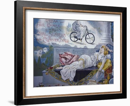 Vintage Bicycle-null-Framed Giclee Print