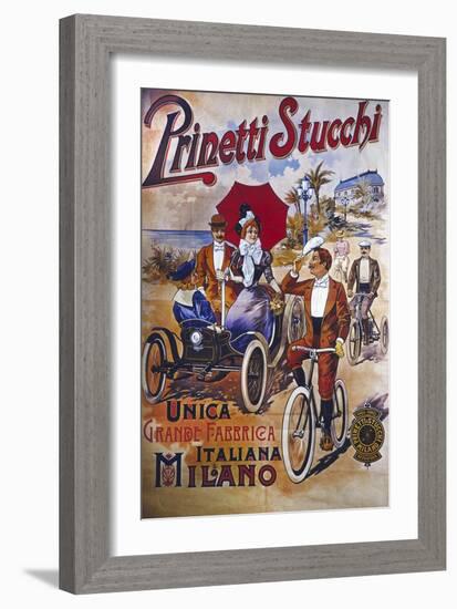 Vintage Bicycle-null-Framed Giclee Print