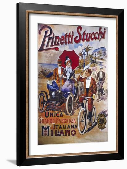 Vintage Bicycle-null-Framed Giclee Print