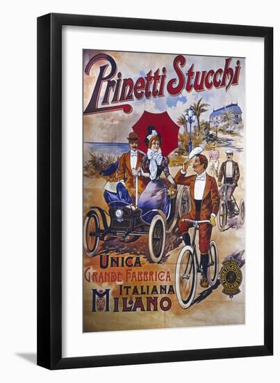 Vintage Bicycle-null-Framed Giclee Print