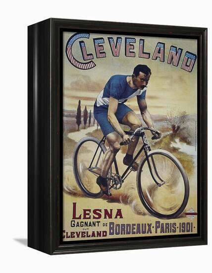 Vintage Bicycle-null-Framed Premier Image Canvas