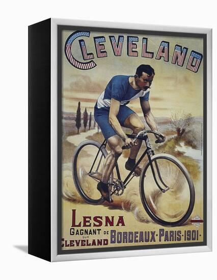 Vintage Bicycle-null-Framed Premier Image Canvas