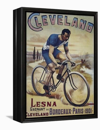 Vintage Bicycle-null-Framed Premier Image Canvas