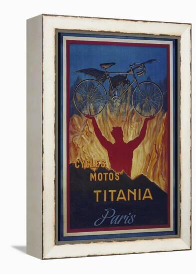 Vintage Bicycle-null-Framed Premier Image Canvas