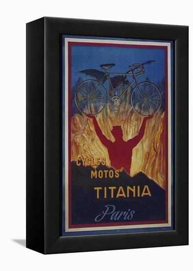 Vintage Bicycle-null-Framed Premier Image Canvas