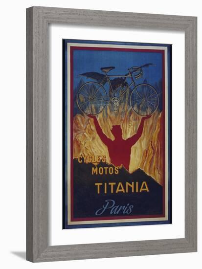 Vintage Bicycle-null-Framed Giclee Print