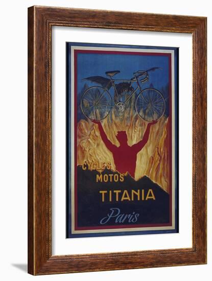 Vintage Bicycle-null-Framed Giclee Print