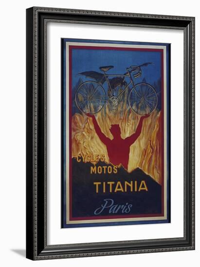 Vintage Bicycle-null-Framed Giclee Print