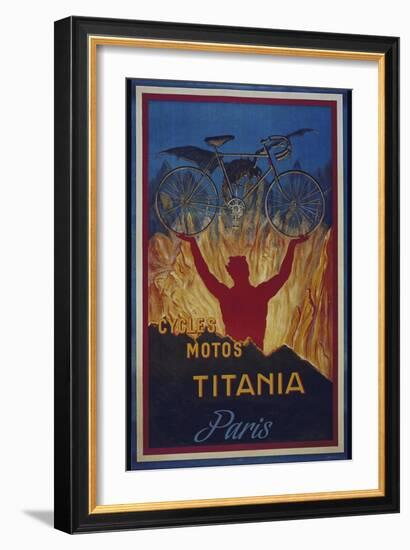 Vintage Bicycle-null-Framed Giclee Print