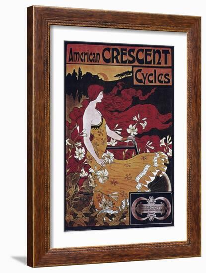 Vintage Bicycle-null-Framed Giclee Print