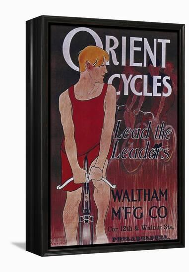 Vintage Bicycle-null-Framed Premier Image Canvas