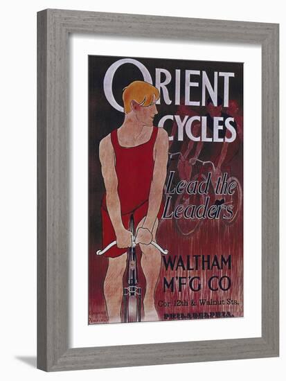 Vintage Bicycle-null-Framed Giclee Print